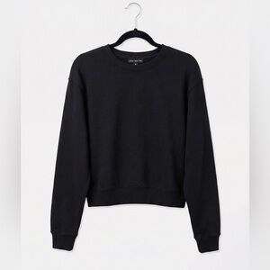 Linus Tech Tips LTT Black Crewneck Sweatshirt Cotton Minimalist Logo Size M